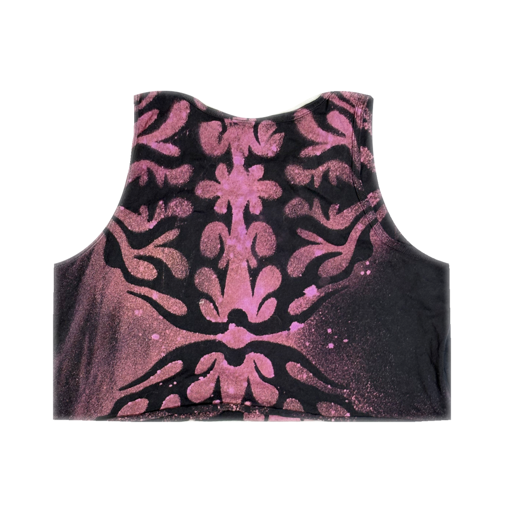 CROP Purple Dyed Urchin - Skystained Tank Top (Unisex)