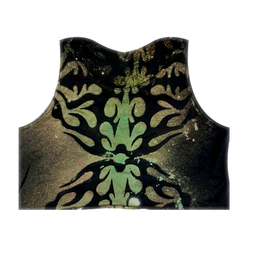 CROP Blue Dyed Urchin - Skystained Tank Top (Unisex)