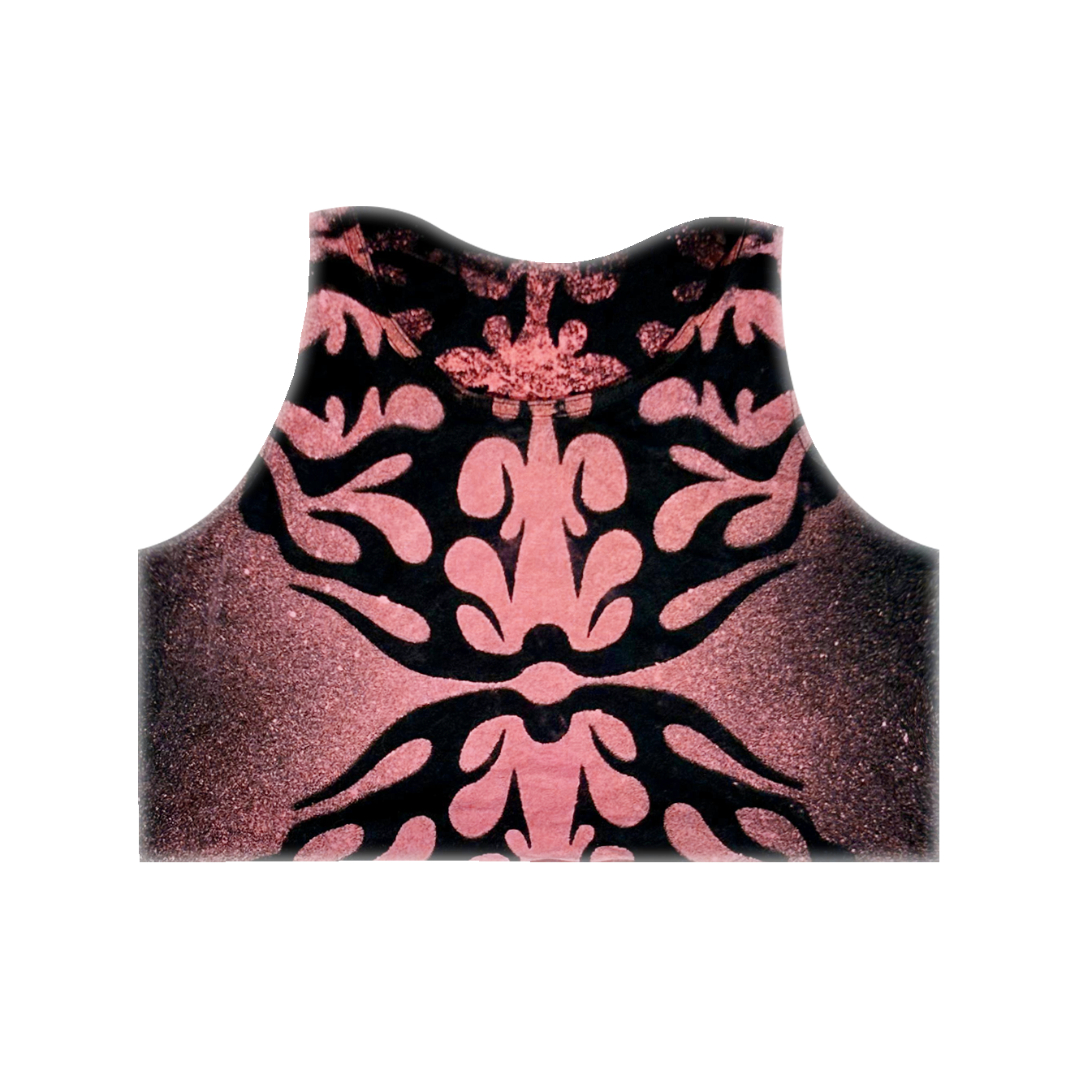 CROP Pink Dyed Urchin - Skystained Tank Top (Unisex)