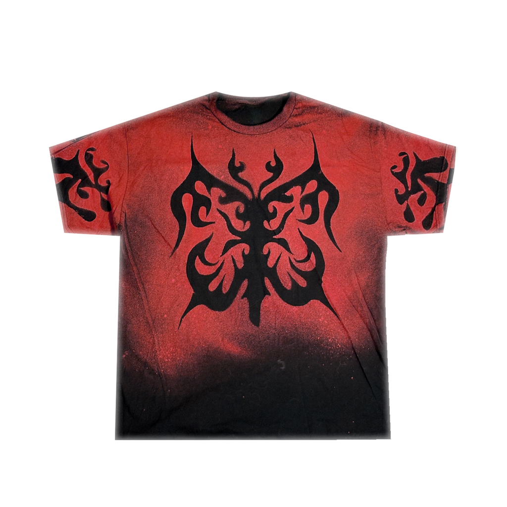 Red Dyed Butterfly - Skystained Shirt (Unisex)