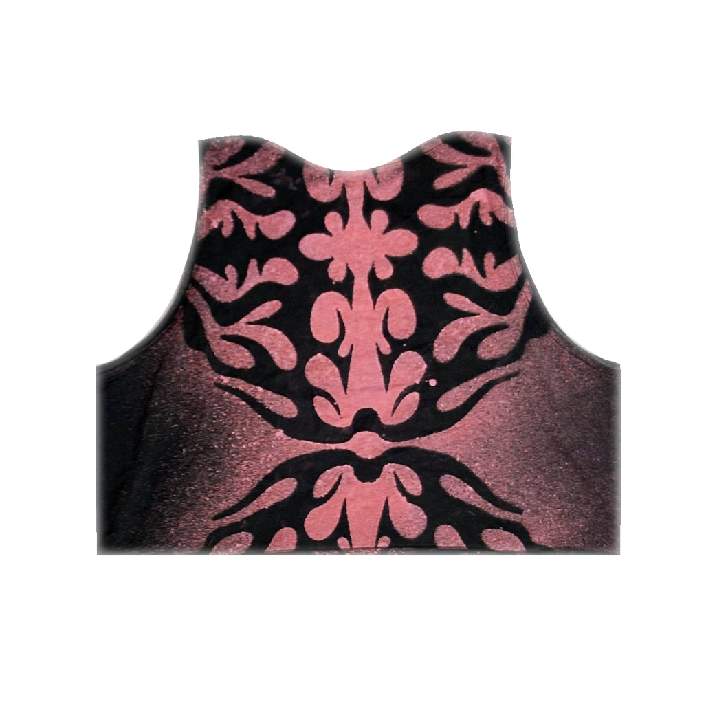 CROP Pink Dyed Urchin - Skystained Tank Top (Unisex)