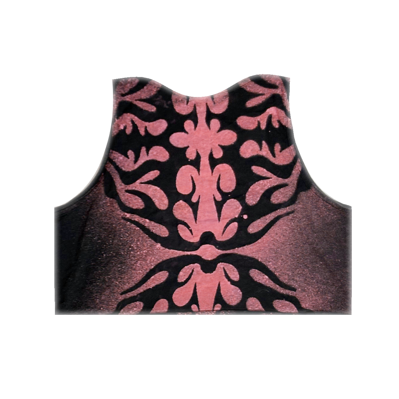 CROP Pink Dyed Urchin - Skystained Tank Top (Unisex)