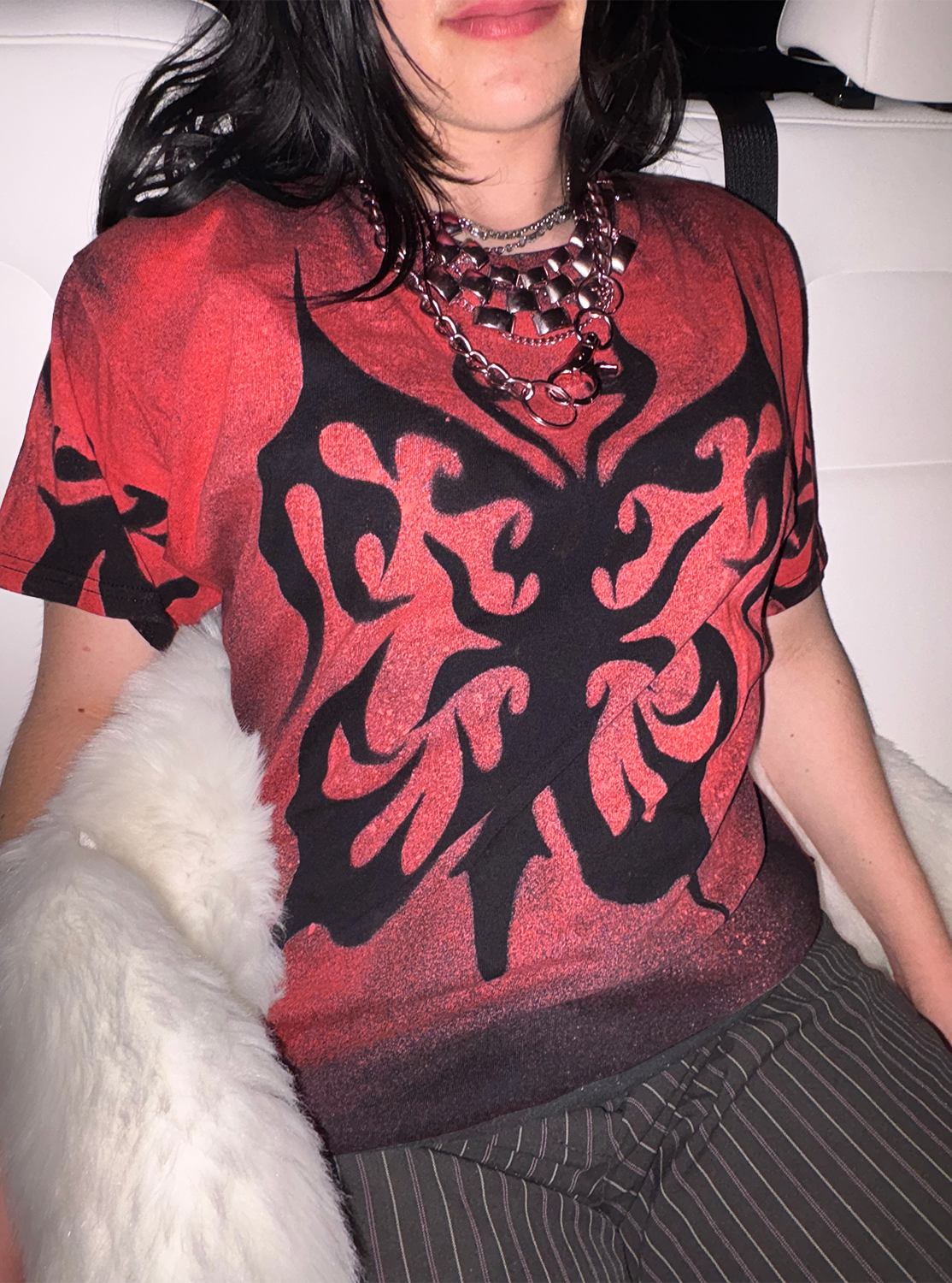 Red Dyed Butterfly - Skystained Shirt (Unisex)