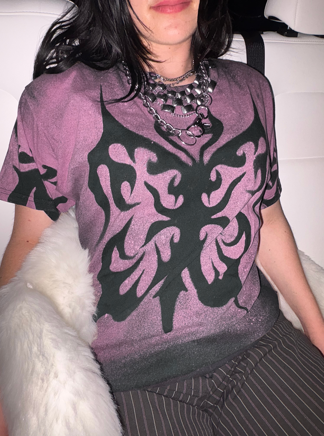 Purple Dyed Butterfly - Skystained Shirt (Unisex)